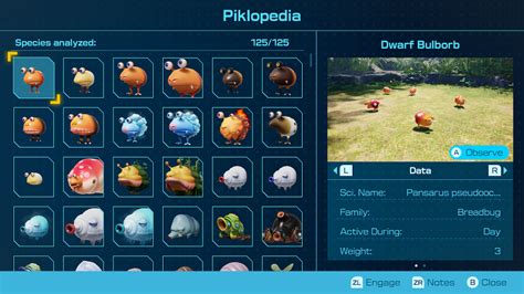 pikmin piklopedia.